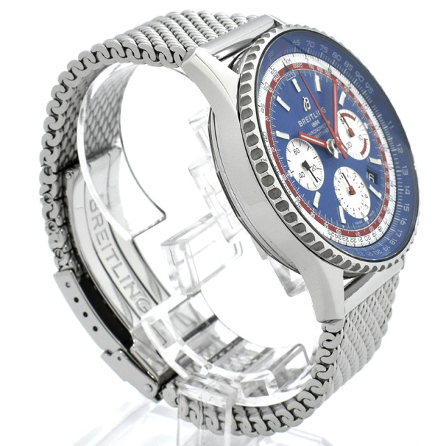 ブライトリング BREITLING ナビタイマー1 B01 クロノグラフ 43 パンナムエディション AB01212B1C1A1(A022P-1OCA) SS 43mm USED 中古