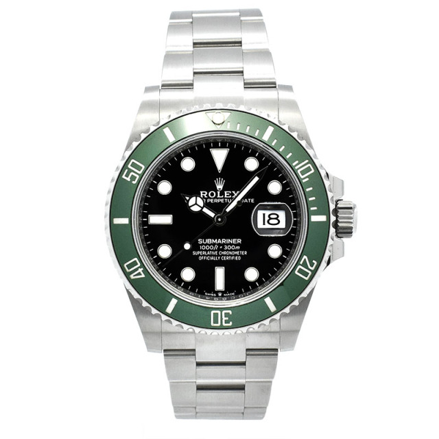 ロレックス　ROLEX　サブマリーナーデイト グリーンベゼル　Ref.126610LV　41mm　未使用品