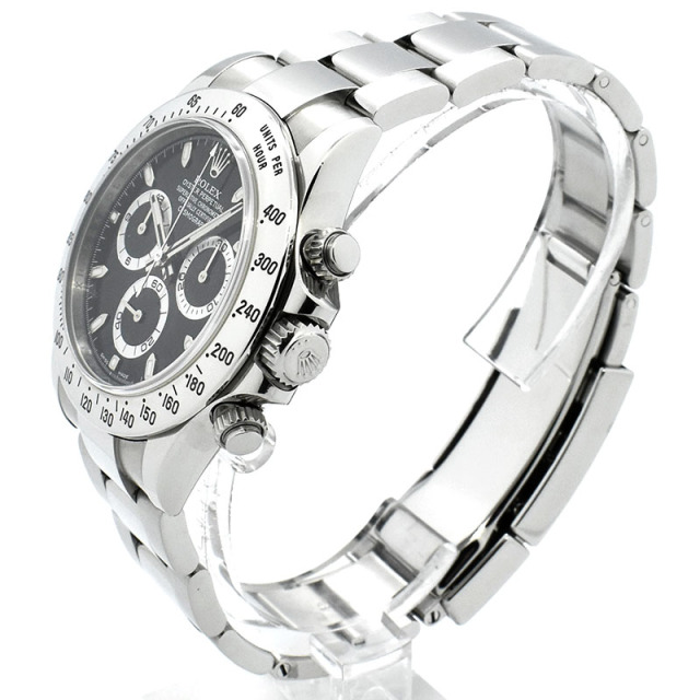 ロレックス ROLEX デイトナ Ref.116520 SS ブラック ランダム番 鏡面バックル USED 中古