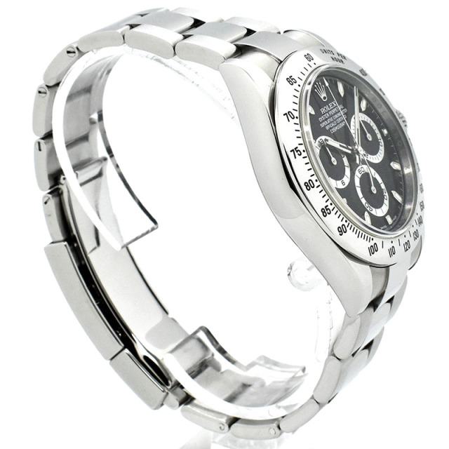 ロレックス ROLEX デイトナ Ref.116520 SS ブラック ランダム番 鏡面バックル USED 中古