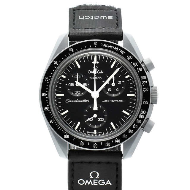 オメガ×スウォッチ　OMEGA×Swatch　ミッション トゥ ザ ムーン　SO33M100　バイオセラミック　42mm　未使用品