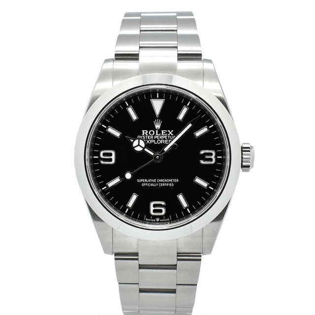 ロレックス　ROLEX　エクスプローラー40　Ref.224270　40mm　ブラック　USED　中古