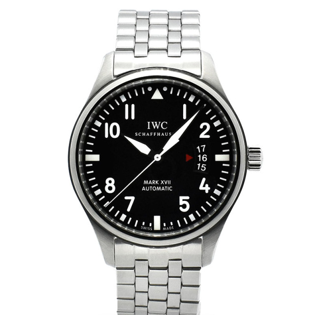IWC　パイロットウォッチ　マーク17　IW326504　ブラック　41mm　USED　中古