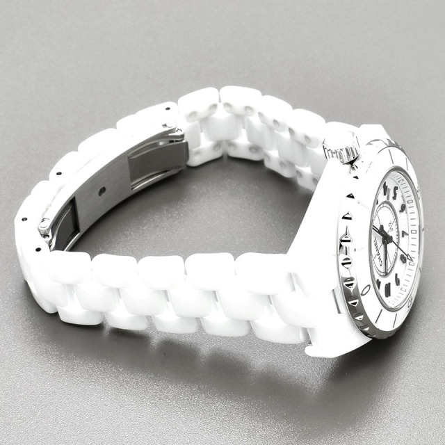 シャネル CHANEL J12 ホワイトセラミック H0968 後期型ダイヤル クォーツ 33mm USED 中古
