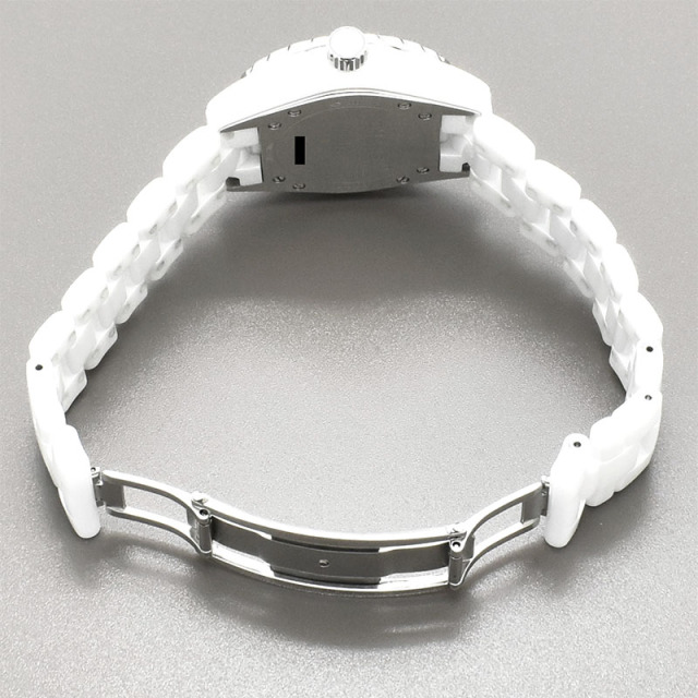 シャネル CHANEL J12 ホワイトセラミック H0968 後期型ダイヤル クォーツ 33mm USED 中古