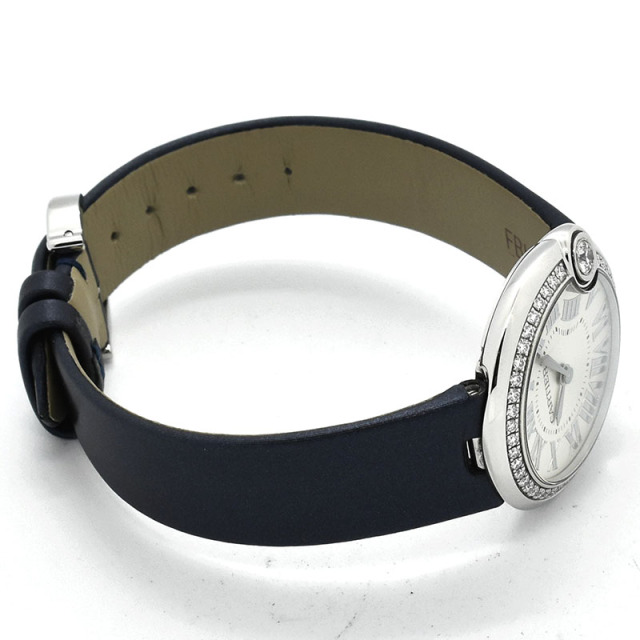 カルティエ CARTIER バロン ブラン ドゥ カルティエ ベゼルダイヤ W4BL0003 30mm USED 中古