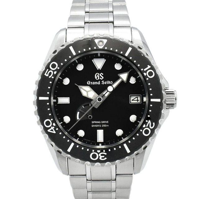 グランドセイコー　GRAND SEIKO　9Rスプリングドライブ ダイバーズウォッチ　SBGA461　ブラック　44.2mm　USED　中古
