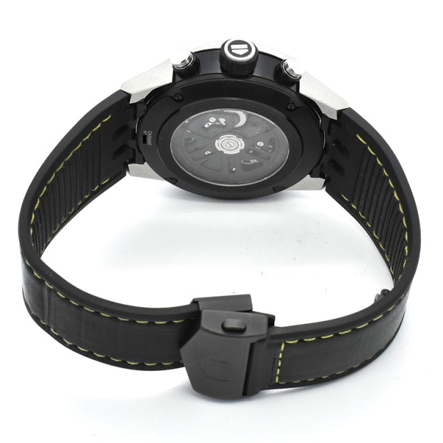 タグホイヤー TAG HEUER カレラ ホイヤー02T トゥールビヨン ベゼルダイヤモンド CAR5A80.FC6377 45mm USED 中古