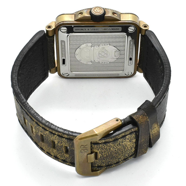 ベル&ロス BELL&ROSS BR0392-D-BL-BR/SCA BR03-92 ダイバー ブロンズ 42mm 世界999本限定 USED 中古