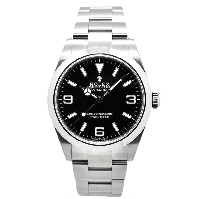 ロレックス　ROLEX　エクスプローラー40　Ref.224270　40mm　ブラック　USED　中古
