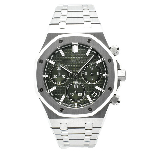 オーデマ・ピゲ　AUDEMARS PIGUET　ロイヤルオーク クロノグラフ 50周年記念　26240ST.OO.1320ST.04　41mm　カーキグリーン　USED　中古