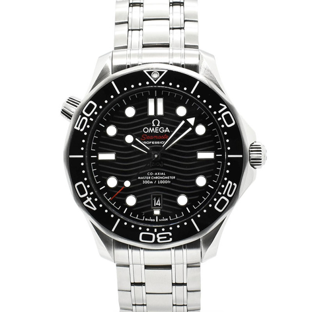 オメガ　OMEGA　シーマスター300 コーアクシャル マスタークロノメーター　210.30.42.20.01.001　ブラック　42mm　USED　中古
