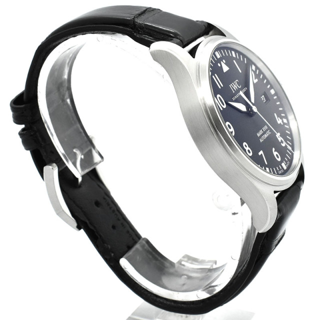 IWC パイロットウォッチ マーク18 IW327001 ブラック 革 40mm USED 中古