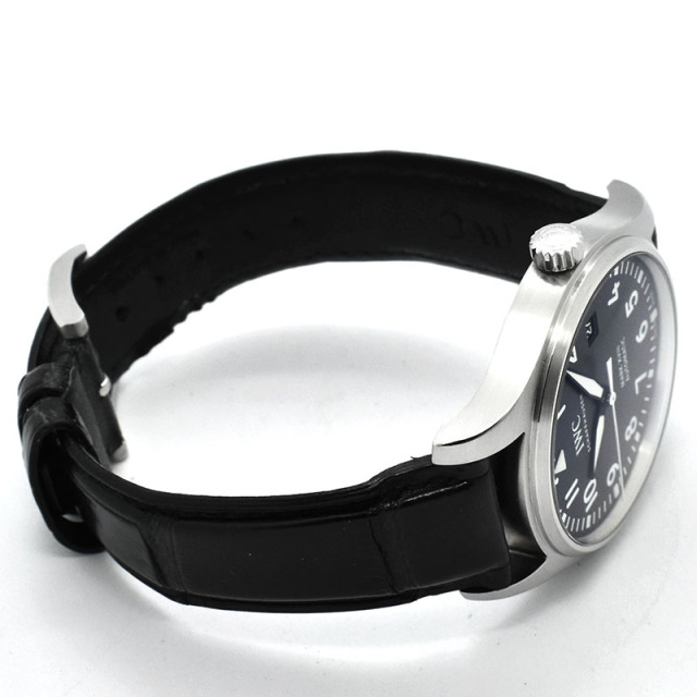 IWC パイロットウォッチ マーク18 IW327001 ブラック 革 40mm USED 中古