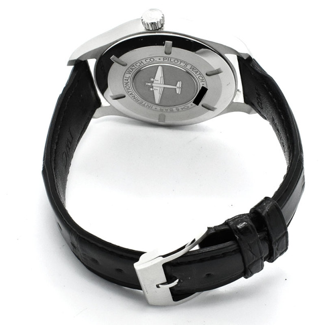 IWC パイロットウォッチ マーク18 IW327001 ブラック 革 40mm USED 中古