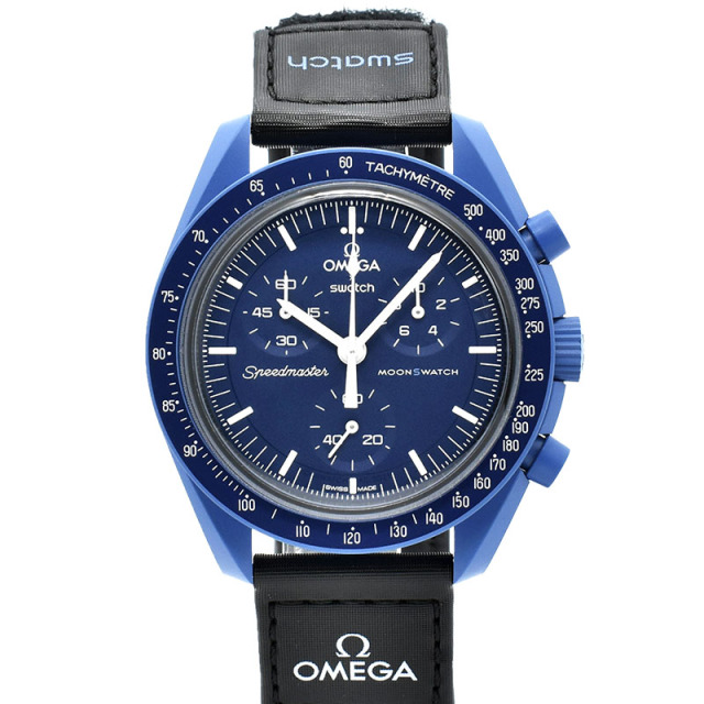 オメガ×スウォッチ　OMEGA×Swatch　ミッション トゥ ネプチューン　SO33N100　バイオセラミック　42mm　未使用品