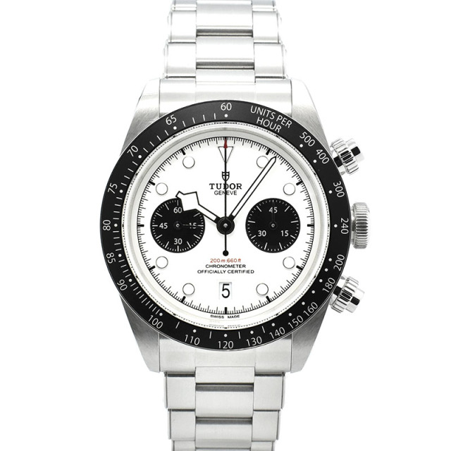 チューダー(チュードル)　TUDOR　ヘリテージ ブラックベイ クロノ　Ref.79360N　41mm　ホワイト　未使用品