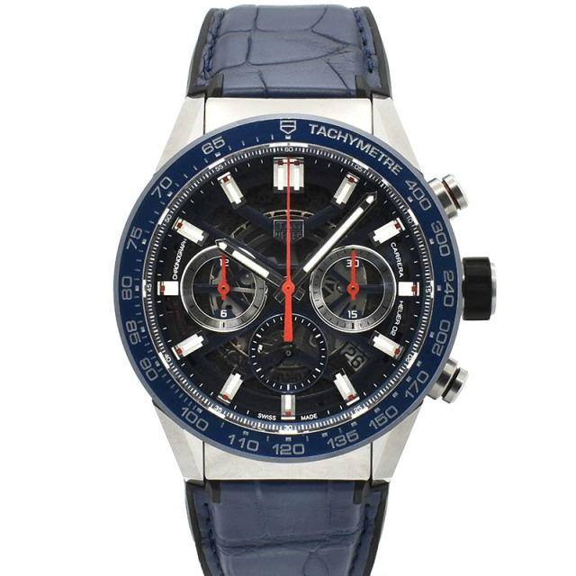 タグホイヤー　TAG HEUER　カレラ キャリバーホイヤー02 クロノグラフ　CBG2011.FC6430　SS　43mm　USED　中古