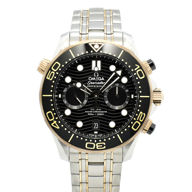 オメガ　OMEGA　シーマスターダイバー300M コーアクシャル マスタークロノメーター クロノグラフ　210.20.44.51.01.001　44mm　新品同様品