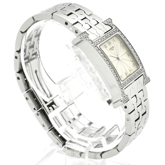 エルメス HERMES Hウォッチ ベゼルダイヤ HH1.230 中古 