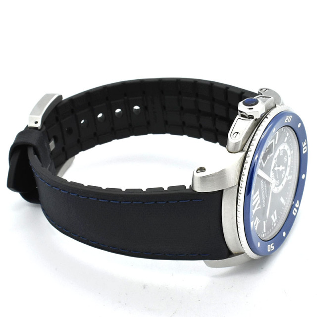 カルティエ CARTIER カリブル ドゥ カルティエ ダイバー WSCA0010 ブルー 42mm USED 中古