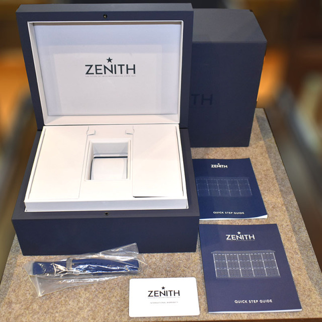 ゼニス ZENITH デファイ スカイライン 03.9300.3620/51.I001 ブルー 41mm USED 中古
