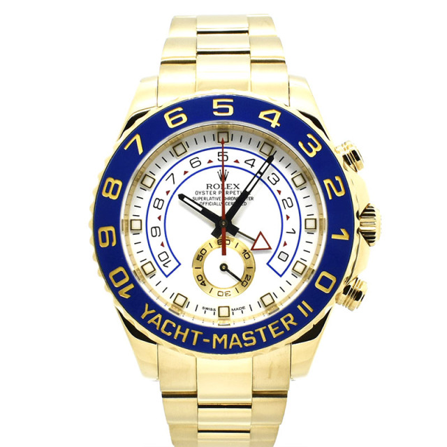 ロレックス　ROLEX　ヨットマスター2　Ref.116688　44mm　ホワイト　18KYG　ランダム番　USED　中古