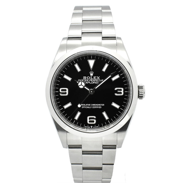 ロレックス　ROLEX　エクスプローラー 36　Ref.124270　36mm　ブラック　USED　中古