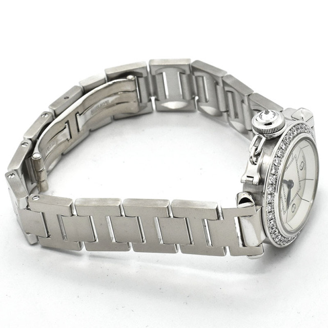 カルティエ CARTIER ミスパシャ ダイヤベゼル WJ124012 18KWG 27mm USED 中古