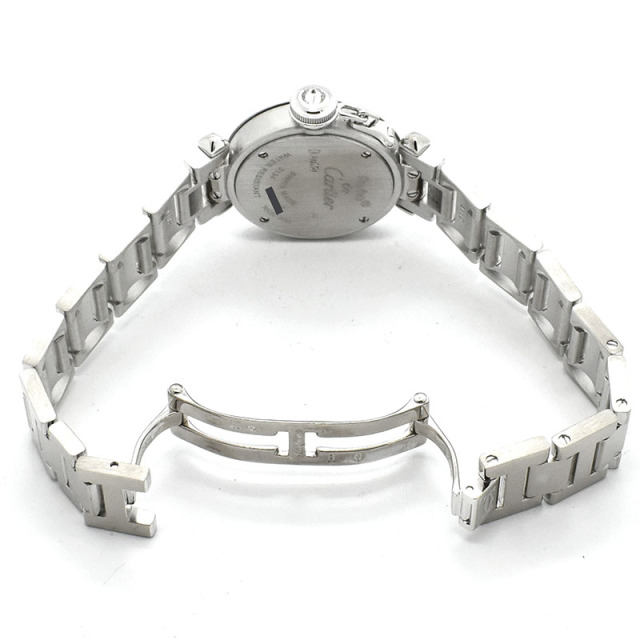 カルティエ CARTIER ミスパシャ ダイヤベゼル WJ124012 18KWG 27mm USED 中古