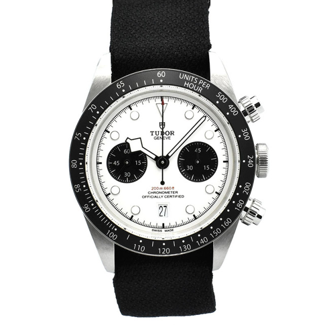 チューダー(チュードル)　TUDOR　ヘリテージ ブラックベイ クロノ　Ref.79360N　41mm　ホワイト　未使用品