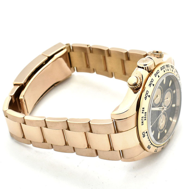 ロレックス ROLEX デイトナ Ref.116505 エバーローズゴールド ブラック/ピンク V番 40mm USED 中古