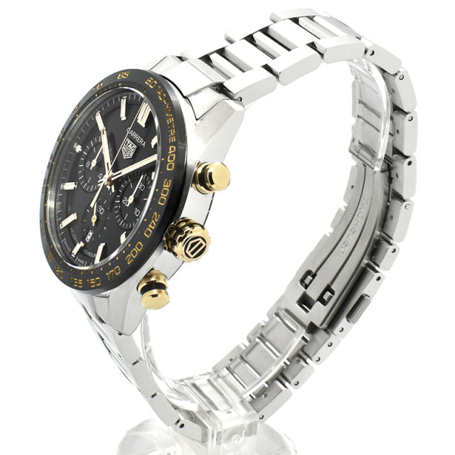 タグホイヤー TAG HEUER カレラ キャリバーホイヤー02 スポーツ クロノグラフ CBN2A5A.FC6481 44mm USED 中古