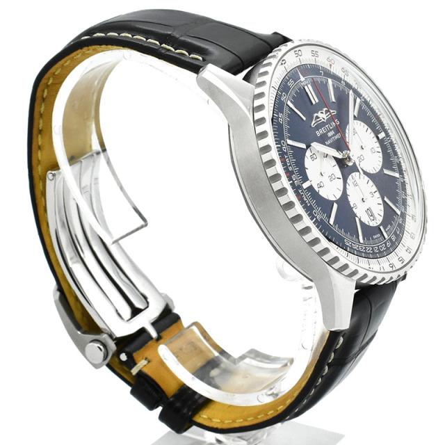 ブライトリング BREITLING ナビタイマーB01 クロノグラフ 46 AB0137211C1P1 ブルー/シルバー 46mm USED 中古