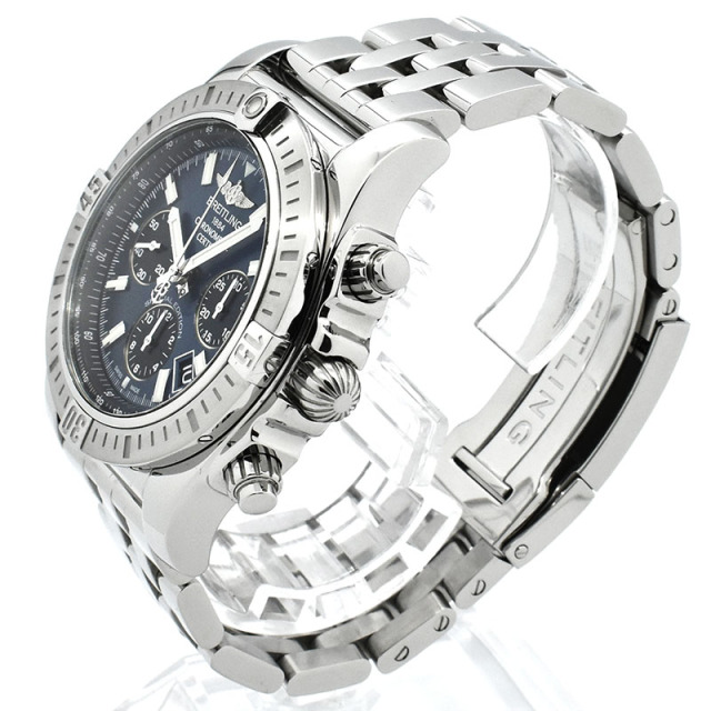 ブライトリング BREITLING クロノマットJSP AB011511/C987 日本限定 ブルー/ブラック SS 44mm USED 中古