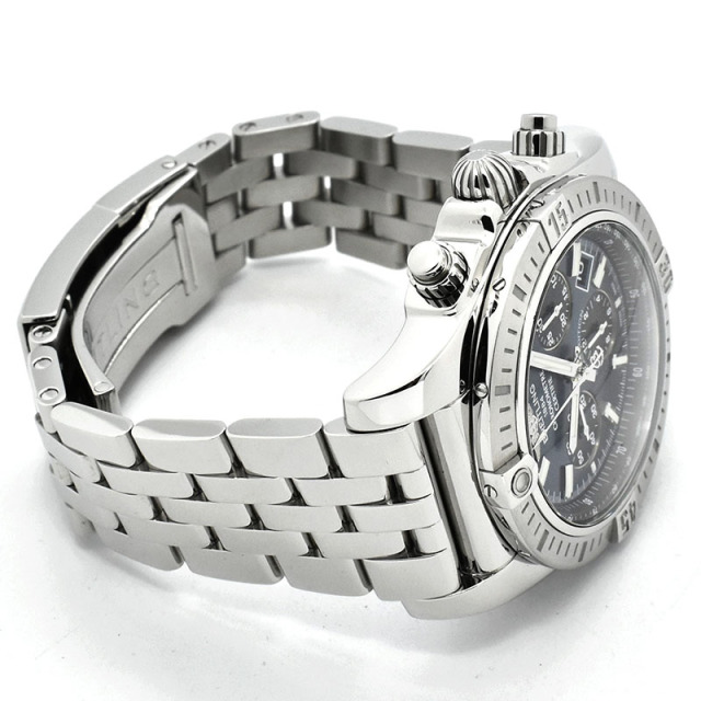 ブライトリング BREITLING クロノマットJSP AB011511/C987 日本限定 ブルー/ブラック SS 44mm USED 中古