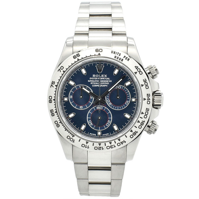 ロレックス　ROLEX　コスモグラフ デイトナ　Ref.116509　ブルー　18KWG　USED　中古