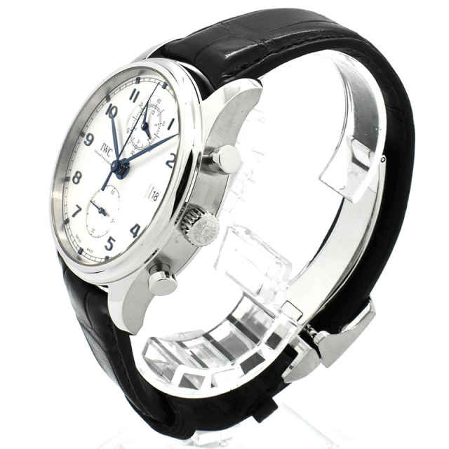 IWC ポルトギーゼ クロノグラフ クラシック IW390302 シルバー 42mm USED 中古