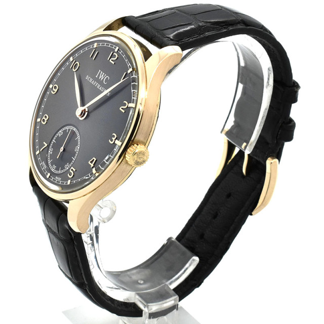 IWC ポルトギーゼ ハンドワインド IW545406 18KPG 44mm グレー USED 中古