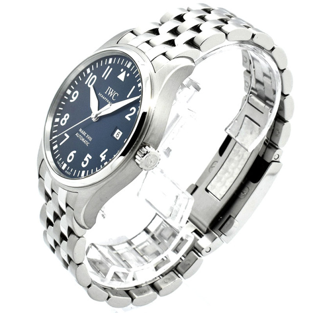 IWC パイロットウォッチ マーク18 プティ・プランス IW327014 ブルー 40mm USED 中古
