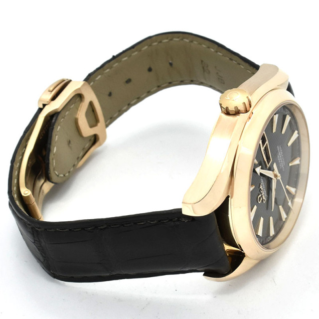 オメガ OMEGA シーマスター アクアテラ アニュアルカレンダー 231.53.43.22.06.001 18KRG 43mm ブラック USED 中古