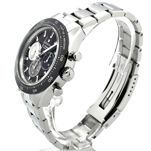 ゼニス ZENITH クロノマスタースポーツ 03.3100.3600/21.M3100 ブラック 41mm USED 中古