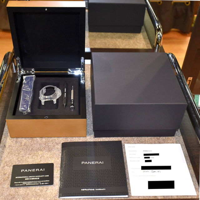 パネライ PANERAI ルミノールマリーナ PAM01313 44mm ブルー X番 USED 中古