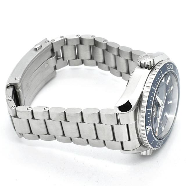 オメガ OMEGA シーマスター プラネットオーシャン マスタークロノメーター 215.30.44.21.03.001 ブルー 43.5mm USED 中古