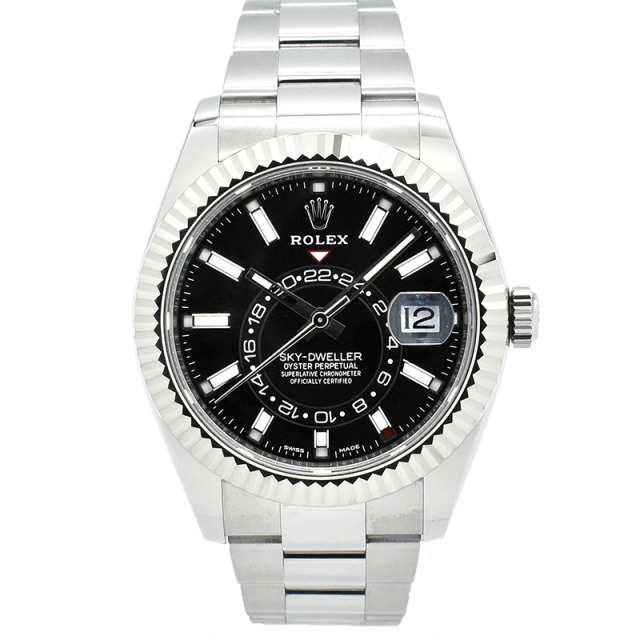 ロレックス　ROLEX　スカイドゥエラー　Ref.326934　ブラック　42mm　USED　中古