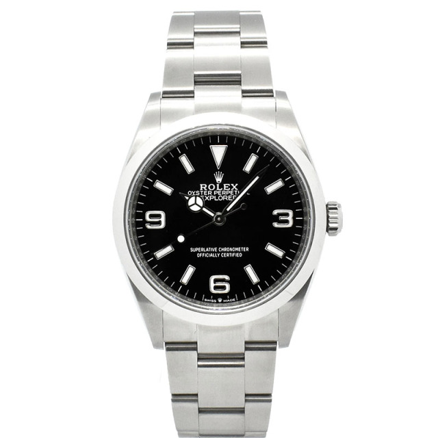 ロレックス　ROLEX　エクスプローラー 36　Ref.124270　36mm　ブラック　USED　中古