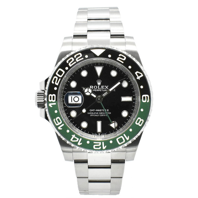 ロレックス　ROLEX　GMTマスター2　Ref.126720VTNR　グリーン/ブラックベゼル　40mm　USED　中古
