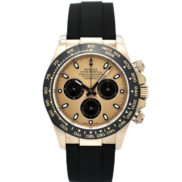 ロレックス　ROLEX　デイトナ　Ref.116515LN　18KERG　ピンク/ブラック　オイスターフレックス　USED　中古