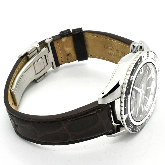 グランドセイコー GRAND SEIKO キャリバー9S メカニカル ハイビート36000 GMT SBGJ239 グリーン 44.2mm USED 中古