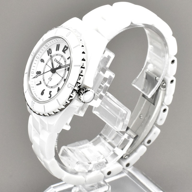 シャネル CHANEL J12 ホワイトセラミック Ref.H5698 クォーツ 33mm USED 中古